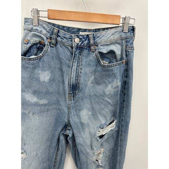 Pacsun Women's‎ Light Wash Distressed 90's Boyfriend Loose Fit Jeans Size 29 - Picture 5 of 15